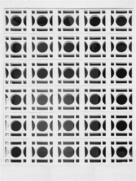 White Wall Design Geometric Pattern Architecture Details Stock Photo - Image of structure, clean ...