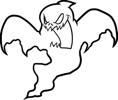 Free Printable Ghost Coloring Pages For Kids