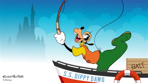 Disney Doodle: Goofy Goes Fishing at Walt Disney World Resort | Disney Parks Blog