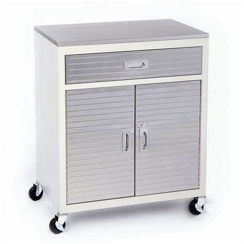 Stainless Steel Utility Cart With Drawers