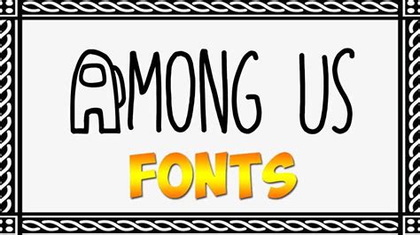 Among Us English Font Download Among Us Font is a popular English ...