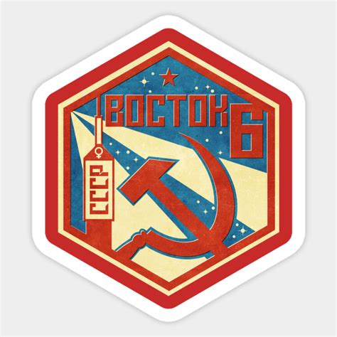 Vostok-6 Mission patch - Space - Sticker | TeePublic