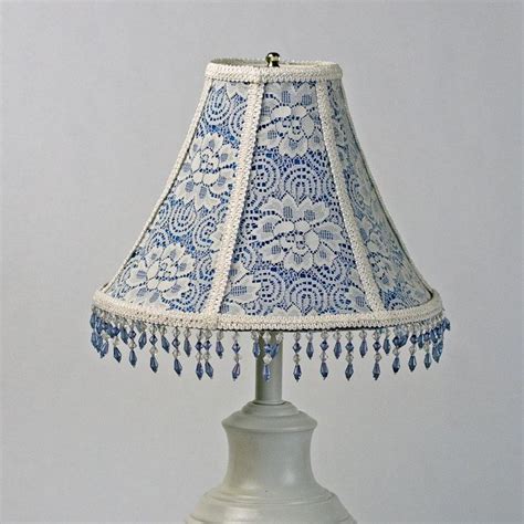 Lace Lamp Shadeblue Lamp Shadevictorian Lampshadevintage | Antique lamp shades, Chic lamp ...