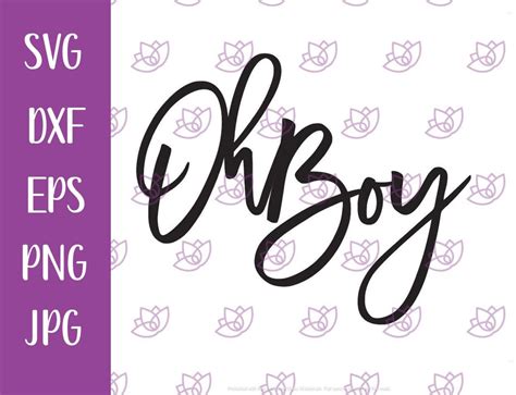 Oh Boy Svg, Oh Boy Cake Topper SVG, Baby SVG for Boys, New Baby Svg ...