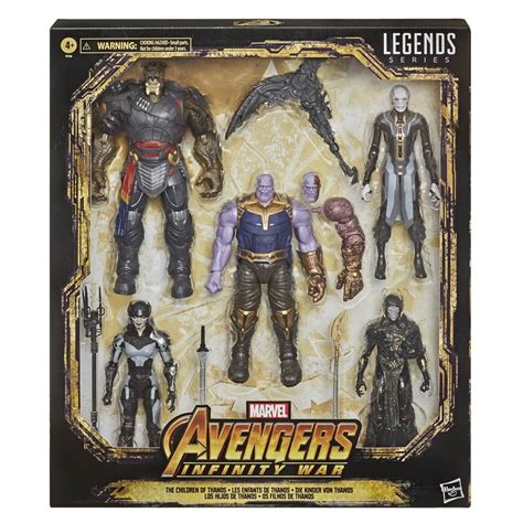 New Hasbro Marvel Legends Series "The Children of Thanos" Five-Pack of ...