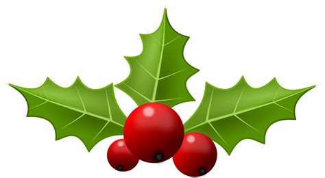 Holly Leaves Clipart | Free download on ClipArtMag