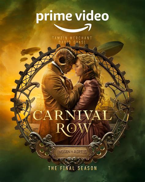 Carnival Row Season 2 Posters for Philo, Vignette, Imogen & Agreus