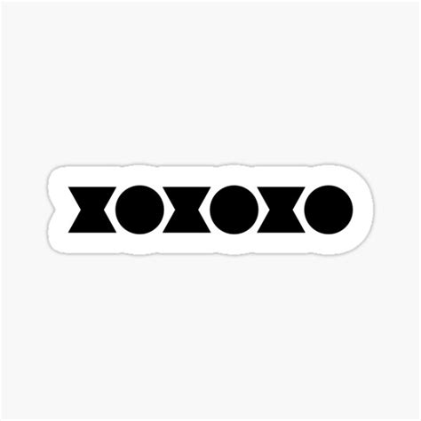 "XOXOXO Popular Meme Speech " Sticker for Sale by mekx | Redbubble