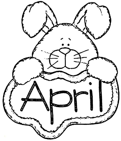 April Coloring Pages Free Printable