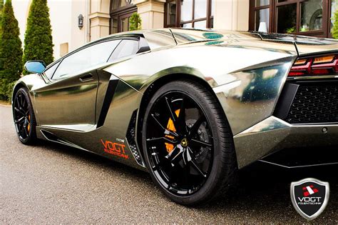 Black Chrome Aventador by Vogt-Folientechnik - 95 Octane