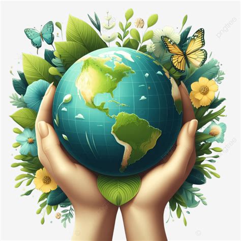 Happy Earth Day Green Hands Hold Protect Save The, World Earth Day ...