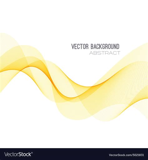 Abstract orange wave background Royalty Free Vector Image