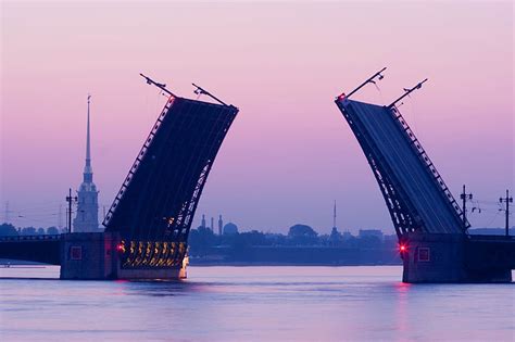 The Palace Bridge, St. Petersburg, Russia