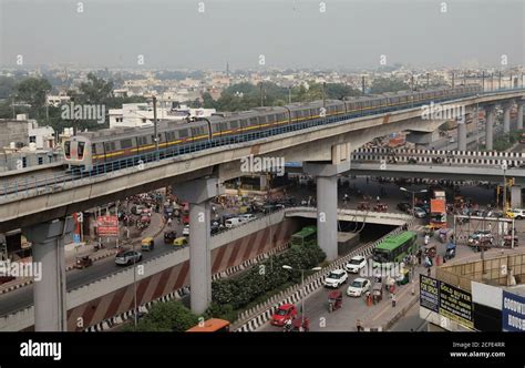 Azadpur metro station hi-res stock photography and images - Alamy