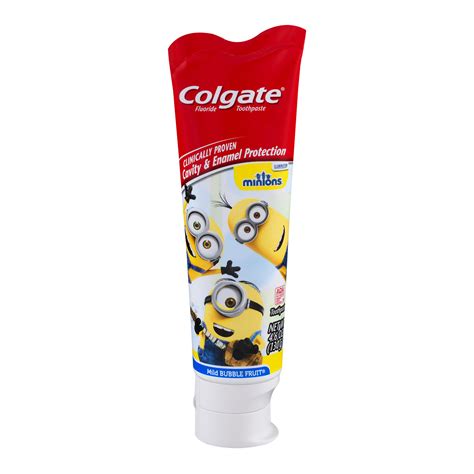 Colgate Kids Toothpaste with Anticavity Fluoride, Minions - Ingredients - Protection - Сomposition