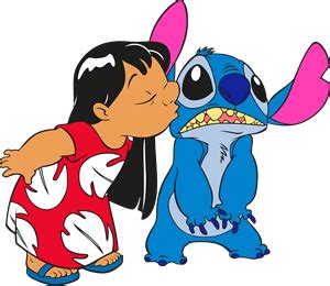 Lilo Kissing Stitch Logo PNG Vector (AI) Free Download