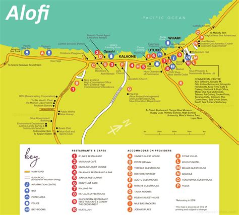 Alofi Tourist Attractions Map - Ontheworldmap.com