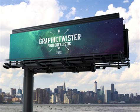 Huge City Billboard Mockup - Mockup World