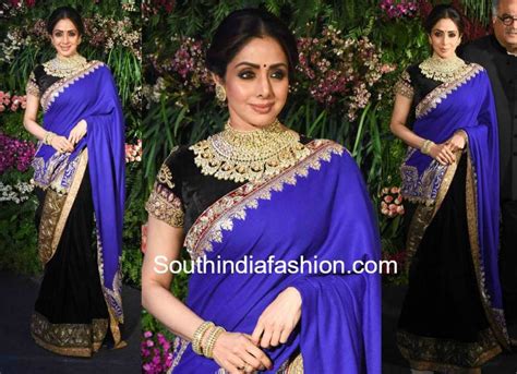 Sridevi Kapoor in Manish Malhotra – South India Fashion