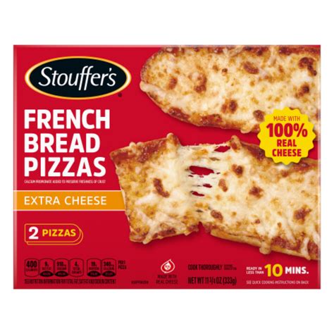 Stouffer's Extra Cheese French Bread Frozen Pizza, 2 ct / 5.87 oz - Ralphs