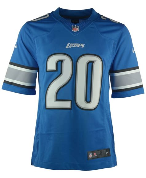 Lyst - Nike Men's Barry Sanders Detroit Lions Limited Jersey in Blue for Men