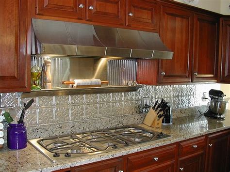 Tin backsplash advantages and decorative ideas for a lovely kitchen