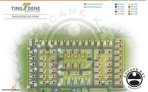 Berkshire, U.K. Residential Park Map - map by John Potter