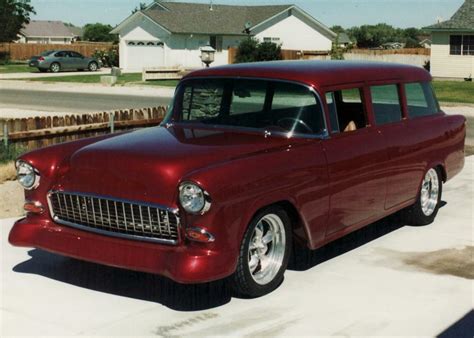 1955 CHEVROLET BEL AIR 4 DOOR STATION WAGON CUSTOM