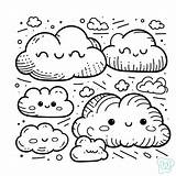 30 Clouds Coloring Pages  Print In PDF JPG Or PNG sketch template