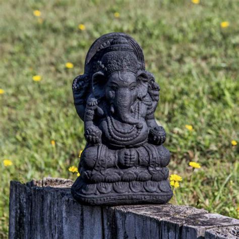 Black ganesh statue 40 cm