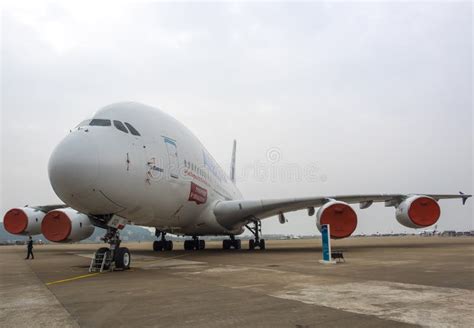 A380 Aircraft editorial stock photo. Image of performance - 50484938