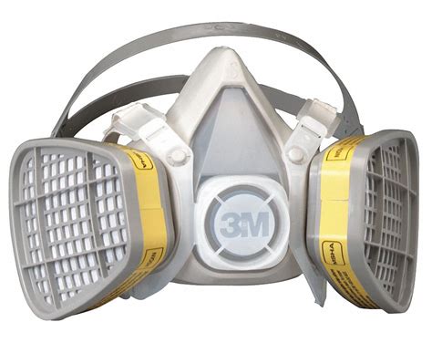 5000, 2 Cartridges Included, Half Mask Respirator Kit - 5T567|5103 ...