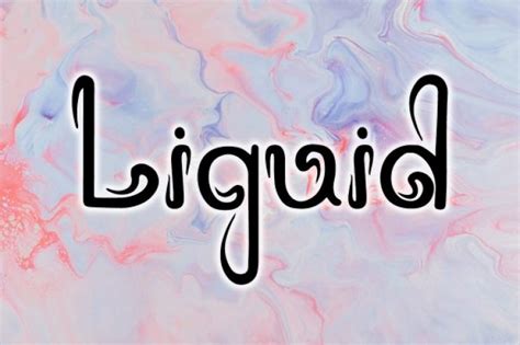 Liquid FONT Download