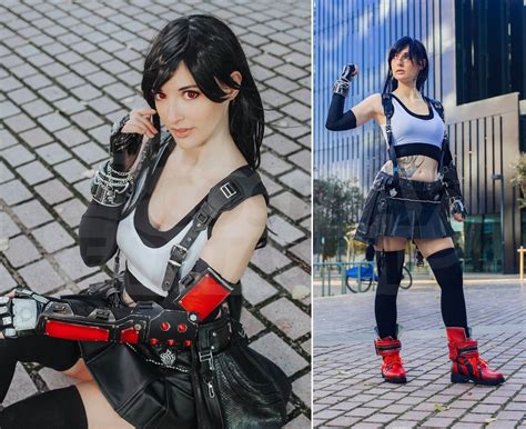 Tifa's cosplay uit Final Fantasy VII Remake AANGEPASTE - Etsy Nederland