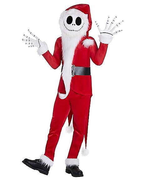 Adult Jack Skellington Santa Costume - The Nightmare Before Christmas ...