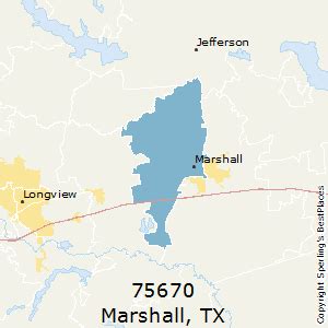 Marshall (zip 75670), TX