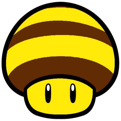 Super Mario: Bee Mushroom 2D by Joshuat1306 on DeviantArt