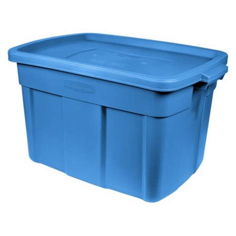 Rubbermaid Roughneck Tote 18 Gallon Storage Container, Heritage Blue (6 Pack), 1 Piece - Kroger