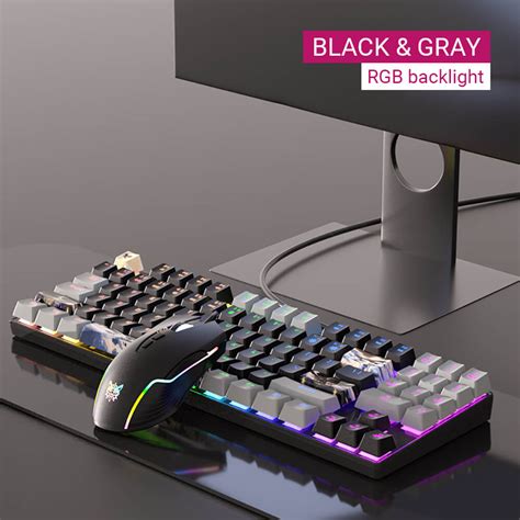 Slim Dragon Combo Mechanical Keyboard Mouse RGB Backlight - Dubsnatch