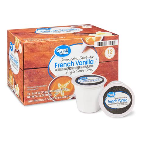 Great Value French Vanilla Cappuccino Mix Coffee Pods, 12 Count - Walmart.com