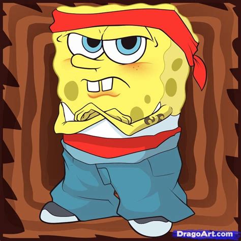 gangsta sponge bob | Мультфильмы, Губка боб, Прически скейтерш