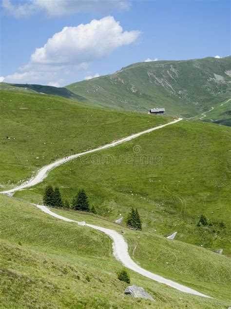 Hiking To the Mountain Restaurant Stock Image - Image of south, merano ...