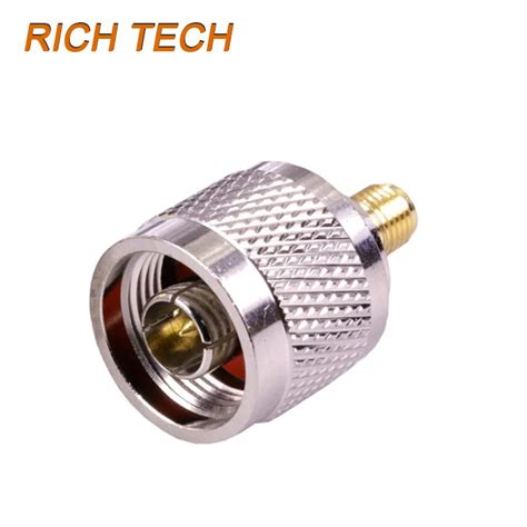 12pcs/lot RP SMA Female to N Male Straight Adapter High Quality Copper N Plug to SMA Plug Jack ...