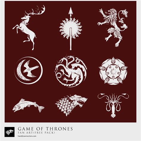 Collection of Game Of Thrones Logo Vector PNG. | PlusPNG