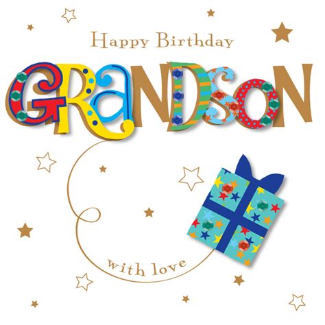 Grandson Happy Birthday Greeting Card | Cards