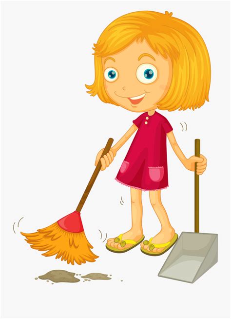 Png Pinterest Clip - Clip Art Girl Cleaning , Free Transparent Clipart ...