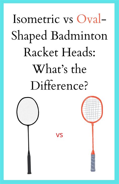 Isometric vs Oval-Shaped Badminton Racket Heads: What’s the Difference? - BadmintonBites