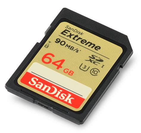 SanDisk Extreme 90MB/s UHS-I U3 64GB SDXC Memory Card Review with speed tests and benchmarks ...