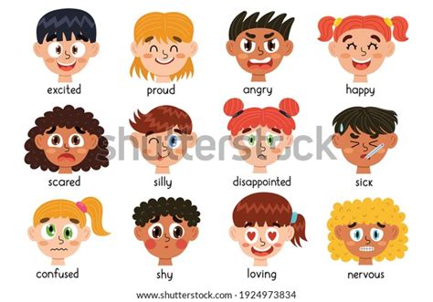 2,804 Different Emotion Girl Clipart Images, Stock Photos & Vectors | Shutterstock