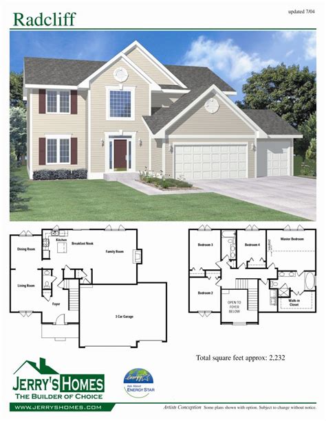 Luxury 4 Bedroom 2 Story House Floor Plans - New Home Plans Design